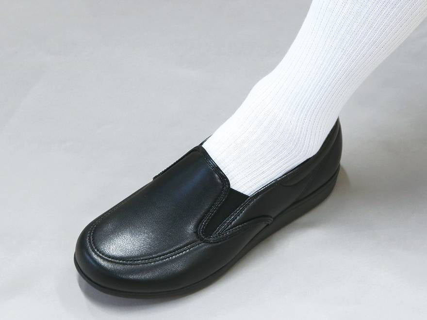 アサヒシューズ快歩主義M035 ブラックスムース 25.0