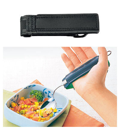 万能カフ 革製差込バンド / NH-1 ポケット式 黒 1 個