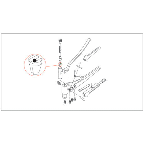 EBI Air Riveter Parts Jaw Small JS 1 Pair