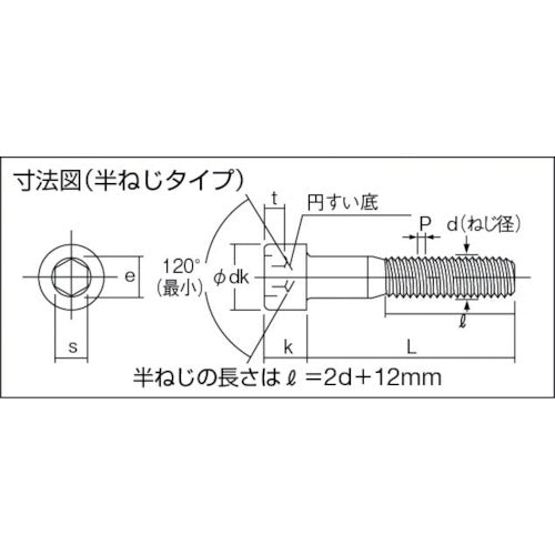 TRUSCO 六角穴付ボルト ユニクロ 半ネジ M6×35 29本入 /キャップボルト(CAP) B62-0635 1 PK
