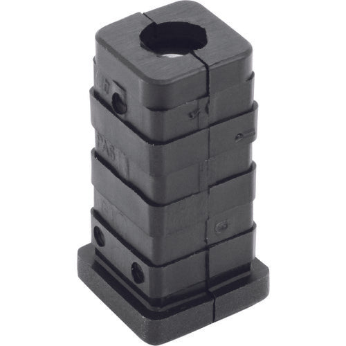 ELESA Square Pipe End Cap NDEQ20-M8 1 pc