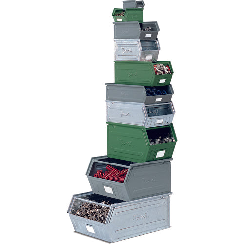 Fami Metal Parts Basket Gray 28.0L External dimensions 300 x 500 x 200 FLS65000A01 1 piece