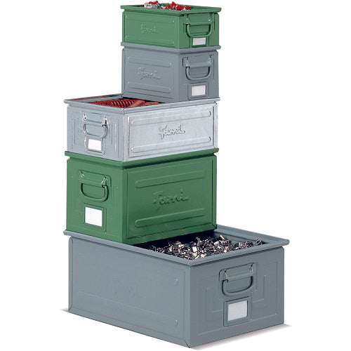 Fami 메탈 파트 박스 그레이 12L 밖 치수 300×200×200 FLA41200A01 1개