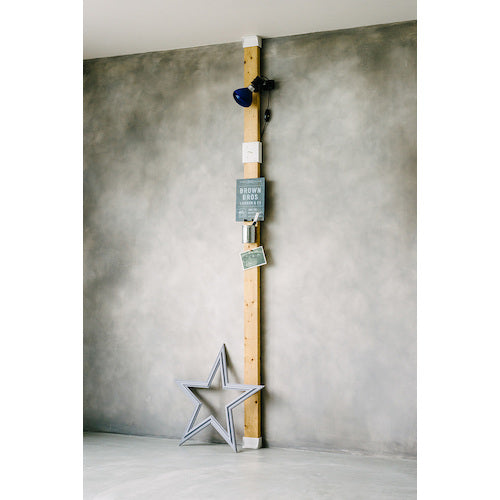 WAKAI ディアウォール2×4中間ジョイントダークブラウン DWCJDB 1 S