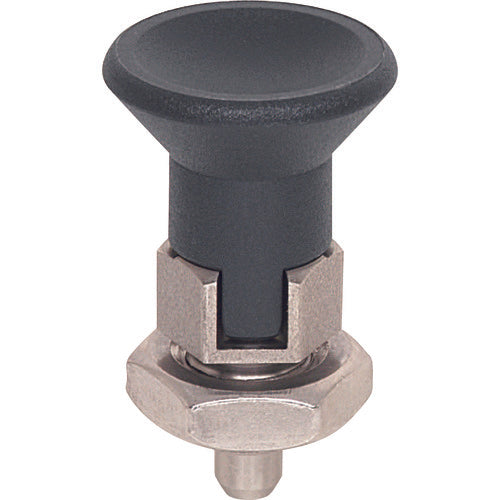 kipp Index Plunger (Short Type, Nose Lock Type) NDXCS8AL-SUS 1 pc