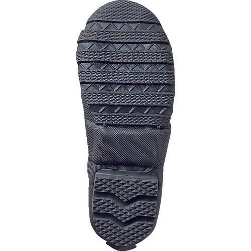 Fukuyama Rubber Construction Work Boots Green 24.5cm DS-M 1 pair