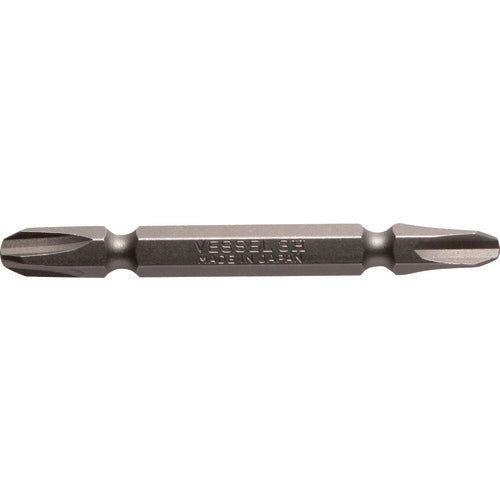 VESSEL マグネット入りビット +3×65 H 両頭ビット 10本組 M-A14365H 10 本