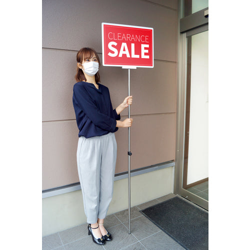 TOKISEI Placard Pole Type B A3 Horizontal PCPAPA3Y 1 unit