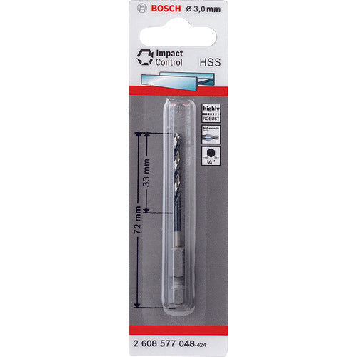 Bosch Drill Adapter Metal Bit 3mm 2608577048 1 piece