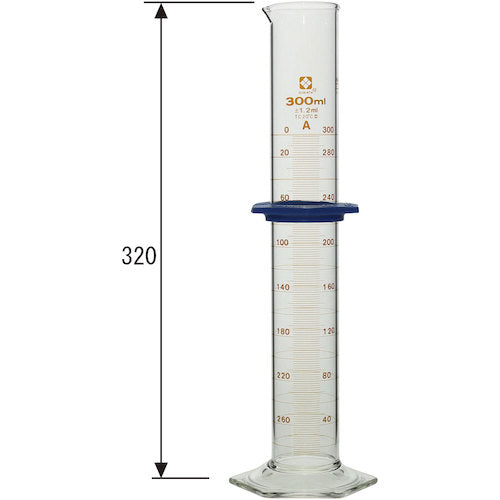SIBATA Measuring Cylinder Super Grade 300mL 023520-300 1 unit