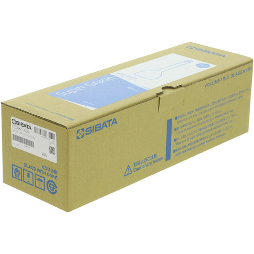 SIBATA メスフラスコ スーパーグレード 500mL 020060-500 1 本