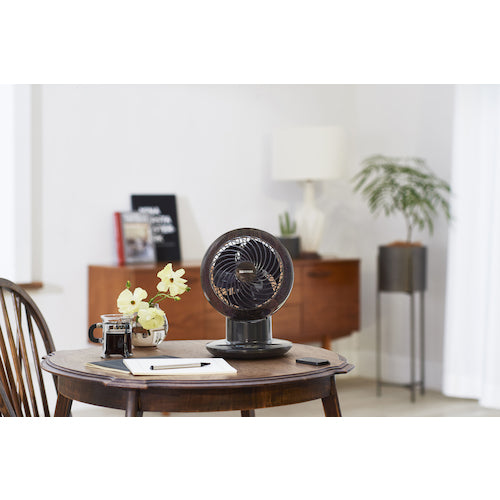 IRIS 282765 서큘레이터 아이 18 다다미 상하 좌우 목 흔들림 AC 타입 매트 블랙 PCF-SCC15T-B 1대