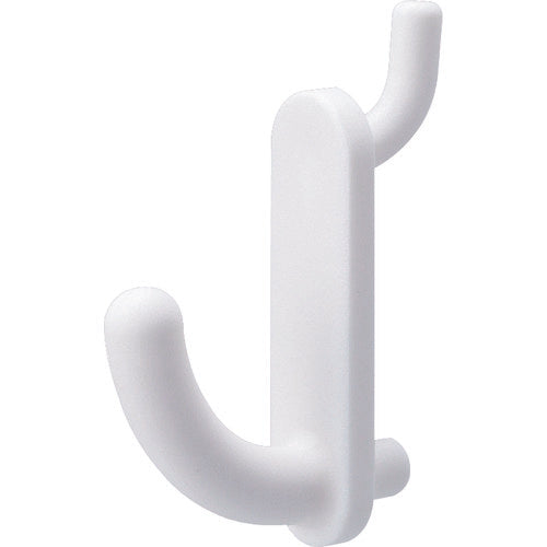 光 パンチングボード用樹脂フック白バラ1P10入 BPF-114 1 PK