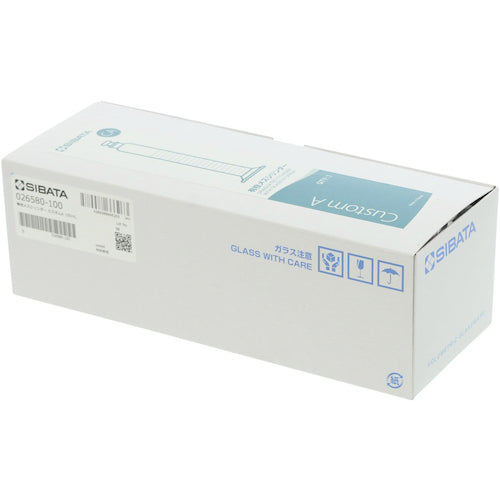 SIBATA Measuring Cylinder with Stopper Custom A 100mL 026580-100 1 unit