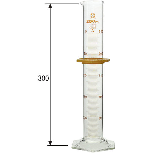 SIBATA メスシリンダー カスタムA 250mL 026500-250 1 本