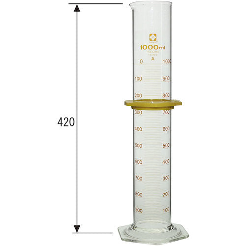 SIBATA Measuring Cylinder Super Grade 1000mL 023520-1000 1 unit