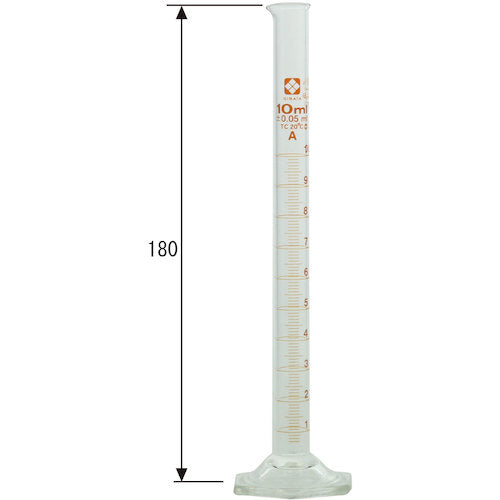 SIBATA Measuring Cylinder Super Grade 10mL 023520-10 1 unit