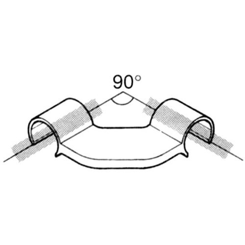 YAZAKI Plastic Joint J-112A AAS S Ivory Plate Support Erector for Φ28 J-112A-S-IVO 1 pc
