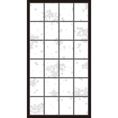 Asahipen UV Cut Super Strong Plastic Shoji Paper 94cm x 3.6m 6863 Sakura Flower 132086 1 Roll
