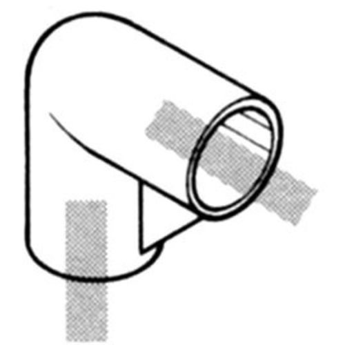 YAZAKI Plastic Joint J-5 AAS S Ivory Corner Erector Φ28 J-5-S-IVO 1 pc