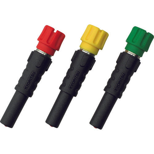 KYORITSU Terminal Adapter (Red, Yellow, Green) MODEL8259 1 piece