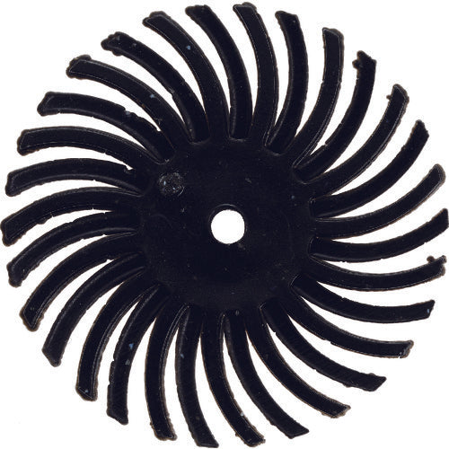 TRUSCO Radial Brush Disc Φ25.4 #36 Black TBR25.4X36 20 pcs