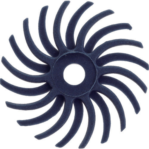 TRUSCO Radial Brush Disc Φ14.3 #400 Gray TBR14.3X400 20 pcs