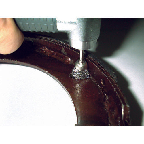 TRUSCO 컵형 브러쉬 나일론 선 0.2X 외경 Φ13X축 Φ3 133C-6 1개