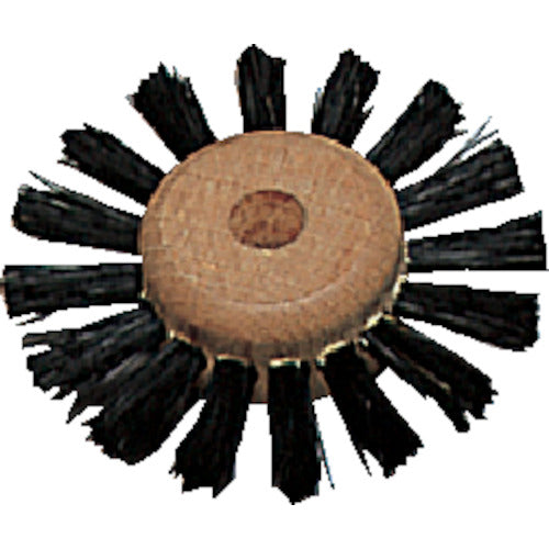 TRUSCO ブラシホイール 外径Φ48 豚毛1行 BW-48 1 個