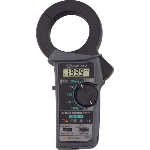 KYORITSU 누설 전류·부하 전류 측정용 클램프 미터 KEW2413F 1개