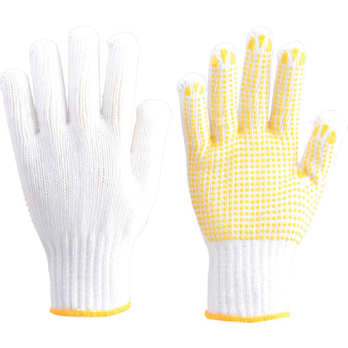 TRUSCO 一般作業用すべり止め手袋厚手 12双組 Lサイズ DPM-39E 1 組