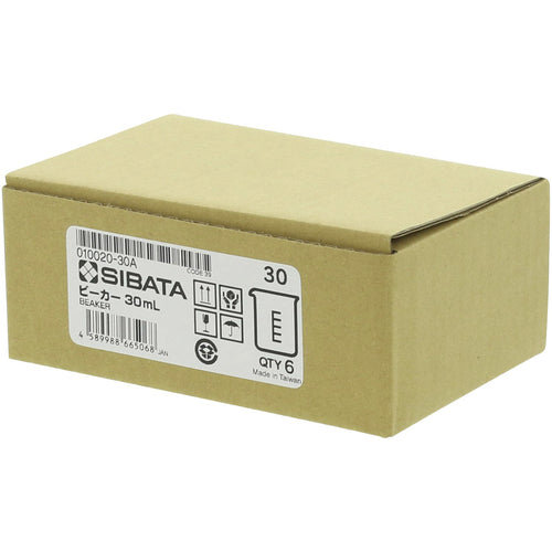 SIBATA Beaker with Approximate Graduations 30mL 010020-30A 1 pc