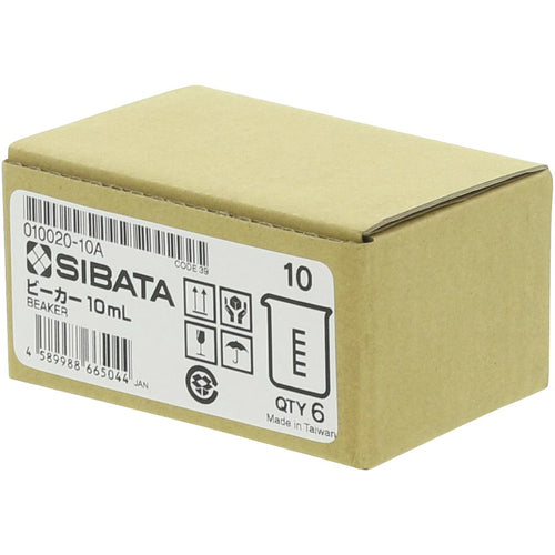 SIBATA 비커 기준 눈금 포함 10mL 010020-10A 1개
