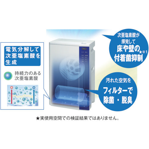 Panasonic 【売切廃番】次亜塩素酸空間清浄機 ジアイーノ 大空間タイプ F-JDS70-W 1 台