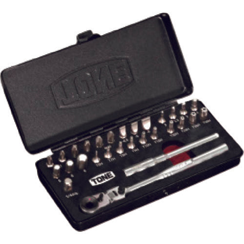 TONE offset bit ratchet set 29-piece set in metal case BRFS27 1 S
