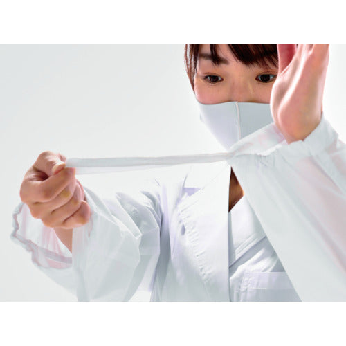 TRUSCO 研究用白衣 袖口ひも入 女子シングル M WLC-WS-M 1 着