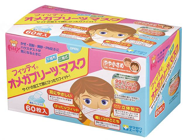 타마가와 위재 플레타 오케메 뿌리마스크 (60 매입) 케이스 약간 작은