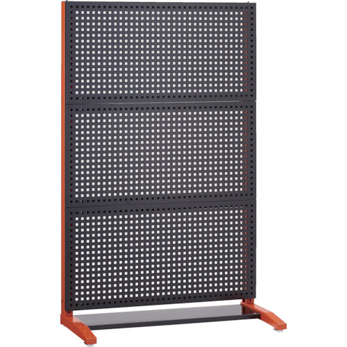 TRUSCO UPR型パンチングラック H1450 黒オレンジ UPR-33000-BK 1 台