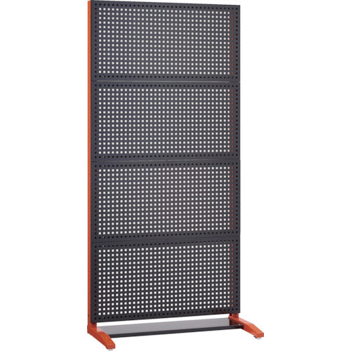 TRUSCO UPR型パンチングラック H1885 黒オレンジ UPR-4000-BK 1 台