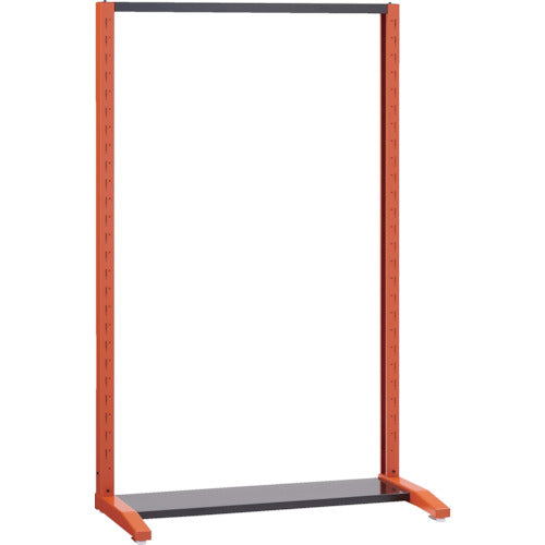 TRUSCO UPR型パンチングラック枠のみ H1450 黒オレンジ UPR-FS14-BK 1 台
