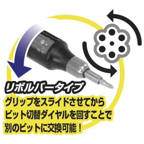 TONE 정밀 드라이버(리볼버 타입) RDR10S 1 S