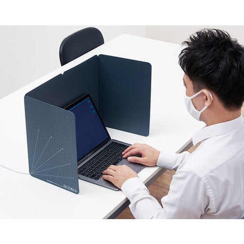 KING JIM 小さくたためるワイドカッタ−マット ネイビー 7804-NV 1 枚