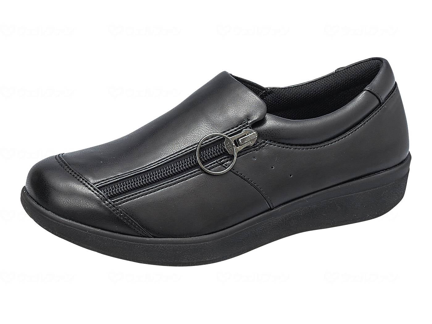 ムーンスターウェルル02 オールブラック 24.0