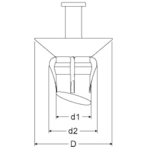 IWATA 円錐プラグ(皿ザグリ用)10個入 GGF08-P 1 袋