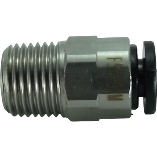 チヨダ ファイブSUSメイルコネクタ 4mm・R1/8 FS4-01M 1 個