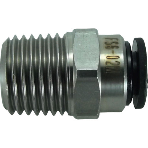 치요다 파이브 SUS 메일 커넥터 6mm·R1/4 FS6-02M 1개