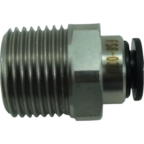 치요다 파이브 SUS 메일 커넥터 6mm·R3/8 FS6-03M 1개