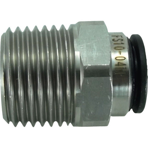 치요다 파이브 SUS 메일 커넥터 10mm·R1/2 FS10-04M 1개
