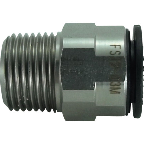チヨダ ファイブSUSメイルコネクタ 12mm・R3/8 FS12-03M 1 個