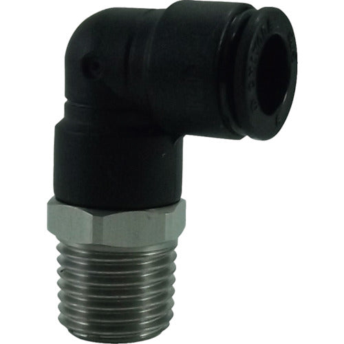 チヨダ ファイブSUSメイルエルボ 8mm・R1/4 FS8-02ML 1 個